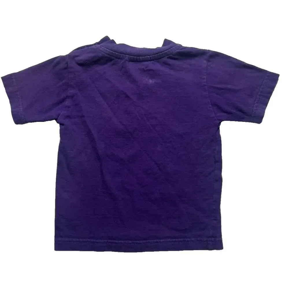 LSU Tigers Toddler 2 Piece Outfit 12M Purple T Shirt Gold Shorts NCAA